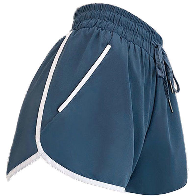 Summer Thin Professional Training Pilates Yoga Fitness Pants Anti-wear Breathable Quick Dry Loose Sports Shorts for Women