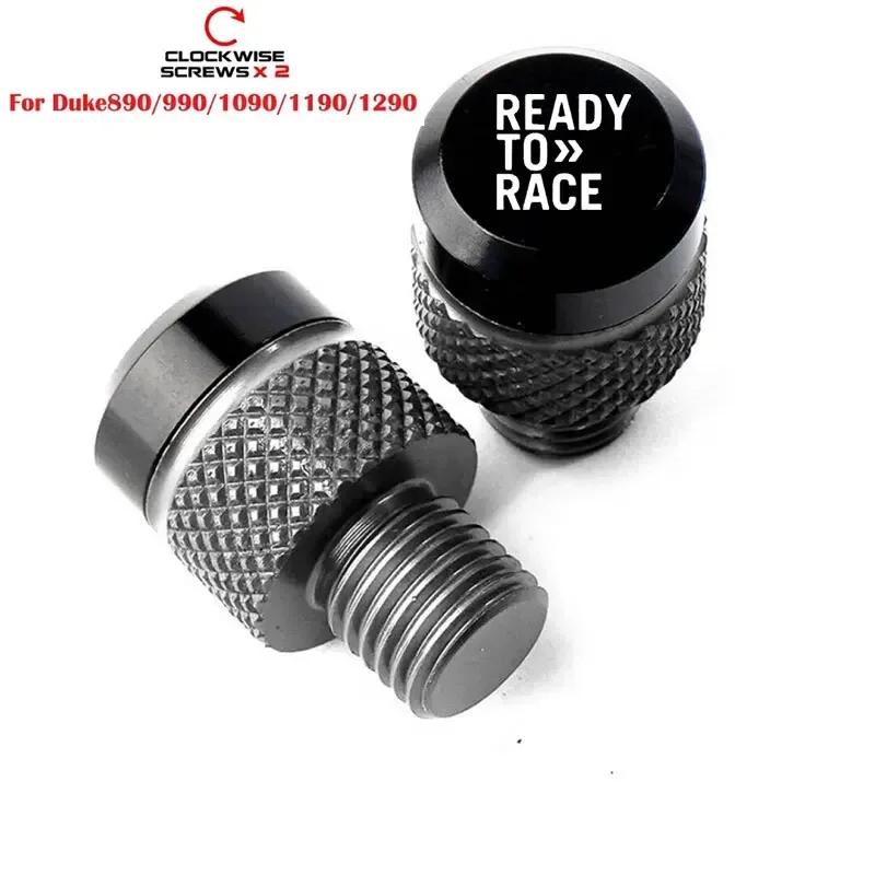 2pcs Motorcycle Mirror Hole Plug For KTM Ready To Race Duke 390 690 790 890 1190 Rc 1290 Adventure Screw Bolts Cover