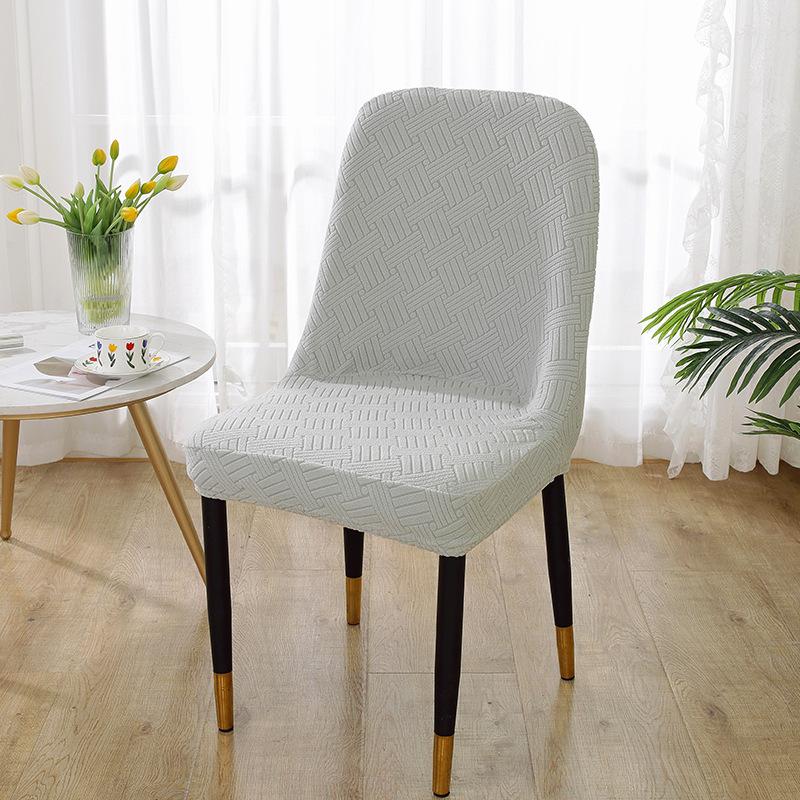 Large Curved Chair Cover, Special-Shaped Universal Dining Chair Cover, Cushion Backrest Integrated Seat, Household Stool Cover