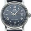 Used Orient Orient Bambino Watch 40.5mm RN-AC0024L Box Warranty SS/Leather Men's Watch Navy