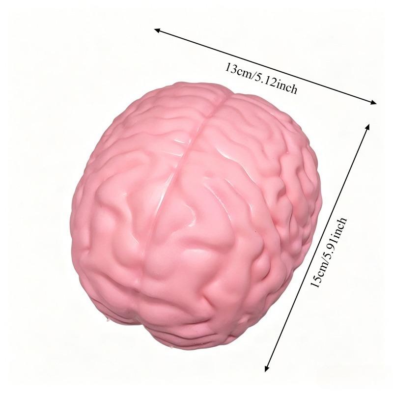 Giocattolo Antistress Squishy Jumbo Cervello Similato Giocattolo Fidget Modello Grande Cervello Palla Antistress Giocattolo Scherzo da Spremere Giocattolo per Alleviare Stress e Ansia Regali di Natale