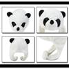 WHITE FANG Cold Protection Panda CA355 Autumn/Winter Hat, Cap, Animal, Cute, Fun, Brushed, Men's, Women's, (White)