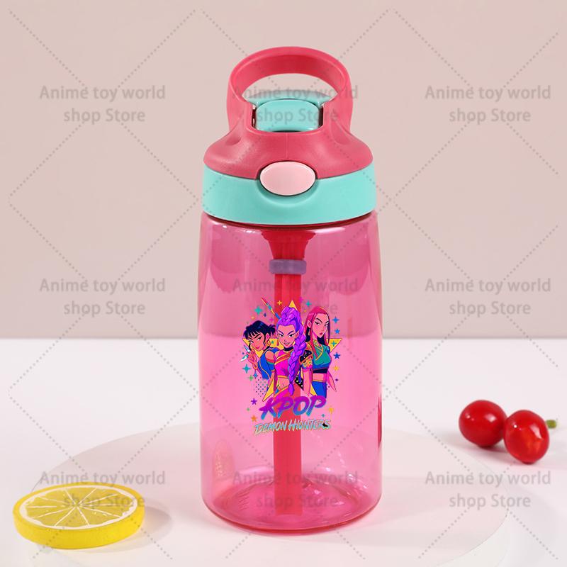 

Korean Pop Demon Hunter Sports Water Bottle Leak Proof Colorful Mug Drinking for Outside-Use Women Men Travel Travel-Friendly Gym Fitness Jugs