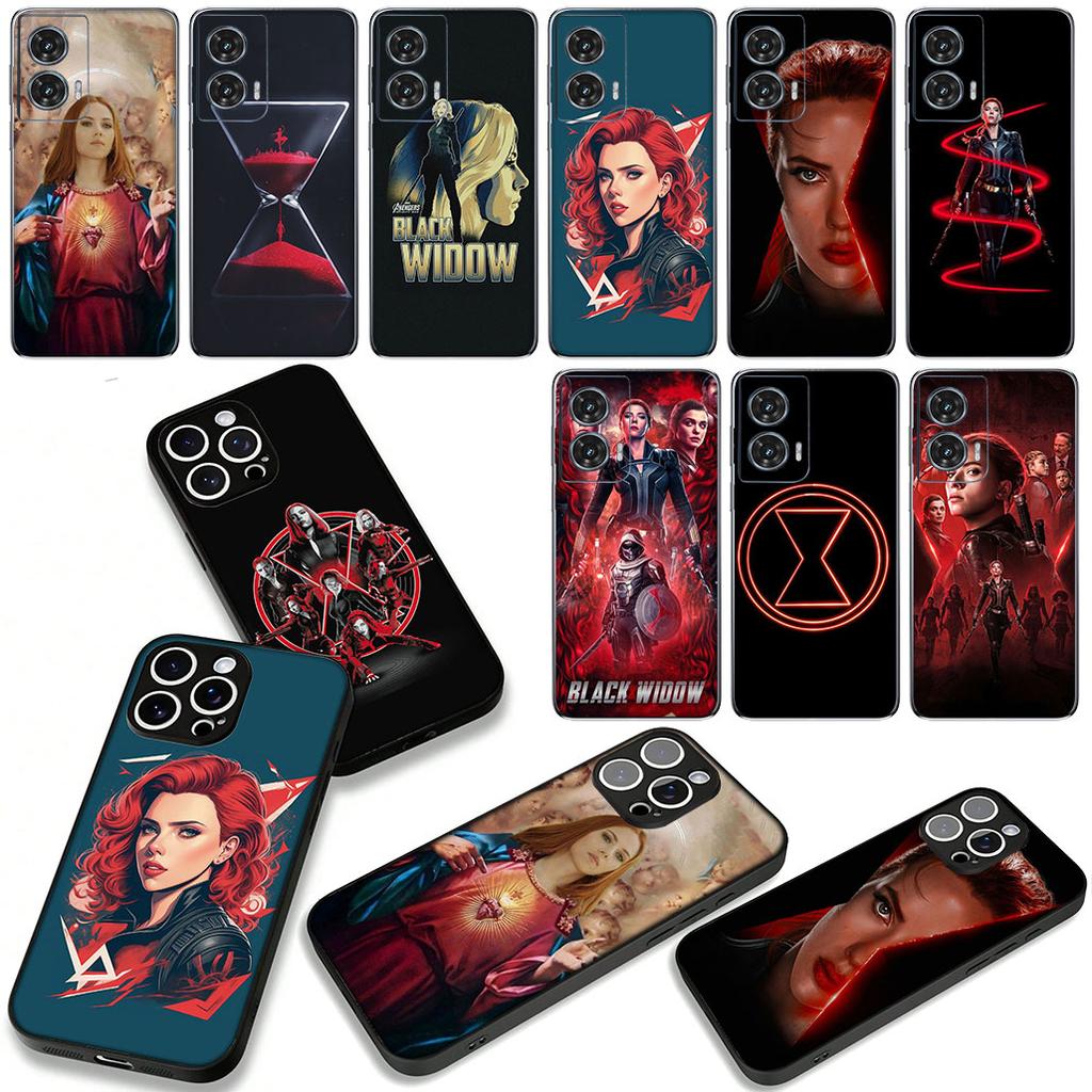 Black Widow Marvel Poster Cover Phone Case for Xiaomi Redmi 15C 15 A4 A5 9A 9T 10A 10C 9C NFC 14C Note 11 9 10 Pro 8T