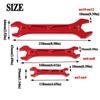 Red AN Spanner Tool Set Aluminum Door Panel Removal Tool Oil-cooled Joint Wrench  Oil Pipe