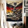 German Empire Wall Tapestry Aesthetic Wall Hanging Printed Fabric Blanket Decorative Tapestries for Bedroom Living Room Home Decor