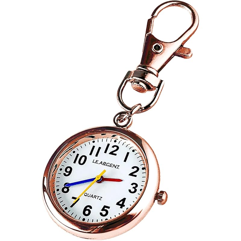 

[Factory shipment exceeded 70,000 units] pocket watch nurse watch key ring Kaichu clock [Japanese quartz Battery]LE ARGENT (Le Arjan)