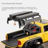 Large Size 1/24 Dodge Mammoth 6X6 Off-road Pickup Truck Children's Toy Car Simulation Alloy Car Model Ornament Boy Gift