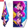 2D Flat 1pc Kpop Combination Beach Towel-Soft,Ultra-Absorbent Microfiber,Lightweight,Perfect for Beach
