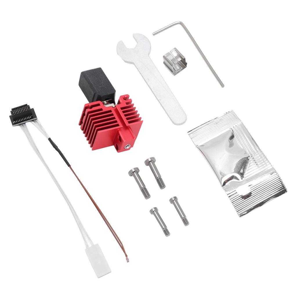 3D Printer Hotend Kit 0.4mm TZ4.0 Integrated Hardened Steel Nozzle All Metal Hot End Kit for P1S