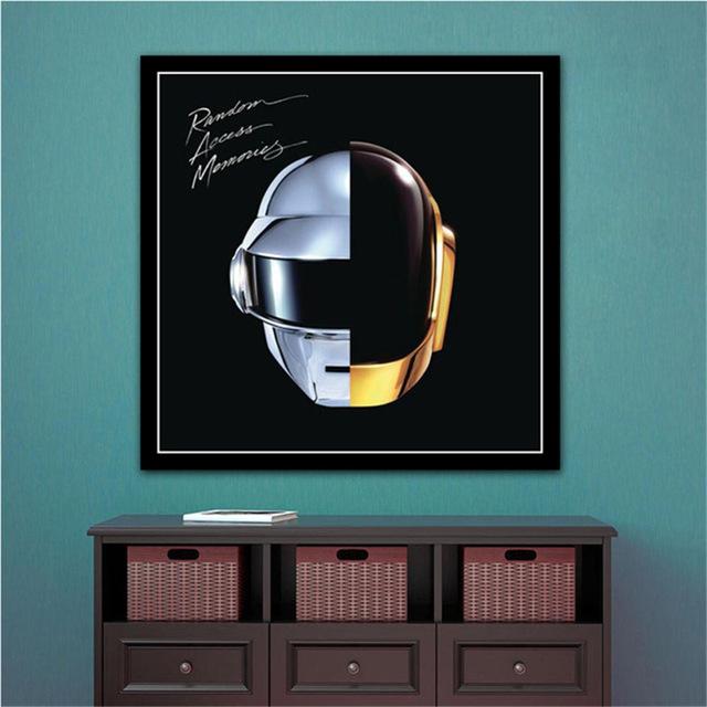 

Картина на холсте Daft Punk Starboy Bangalter Rap Music Album Star плакат и фотографии, принты, настенное искусство для гостиной, домашний декор 70x70cm Unframed