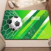 Football Sports Competition Door Mat Sport Theme Entrance Rug Soft Non-Slip Welcome Carpet for Indoor Outdoor Gym Fan Gift