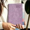A5 2027 English Schedule Book: Elegant Daily Planner & Self-Discipline Notebook