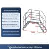 JINGGENG Aluminum Crossover Work Platform Ladder