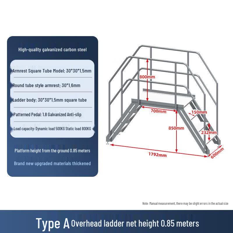 JINGGENG Aluminum Crossover Work Platform Ladder