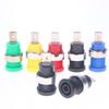 10Pcs Binding Post Adapters Ten For 4mm Banana Female Jack 4mm Banana Plug Connectors Panel Mount Socket