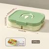 Reusable Plastic Lunch Container With Compartment Portable Sealed Lunch Box School Picnic Fruit Salad Bento Box Microwave Safe