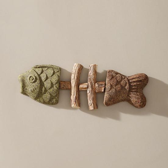 1/2/3Pcs Cat Dental Toy Fishbone Shape Catnip Cat Toy Teeth Play Oral Hygiene Cleaning Breath Interactive