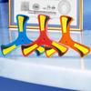 Brinquedo de Disco Voador Esportivo ao Ar Livre Boomerang Luminoso de Eva Dardo de Retorno Spinner Cruzado de Três Folhas Jogo Interativo