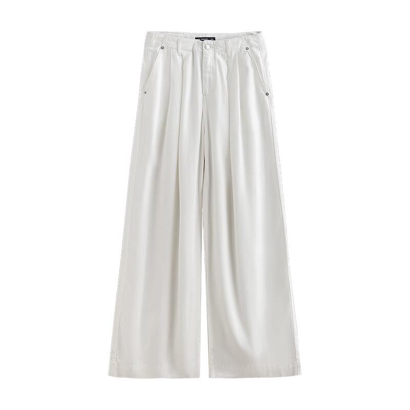 Chuyu 2025 Summer Women's Lyocell Relaxed Wide-Leg Jeans