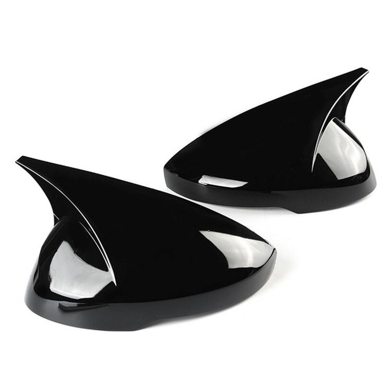 22 Civic Carbon Fiber Rearview Mirror Cover - Gloss Black