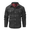 Men's Relaxed-Fit Casual Workwear Long-Sleeve Jacket Shirt