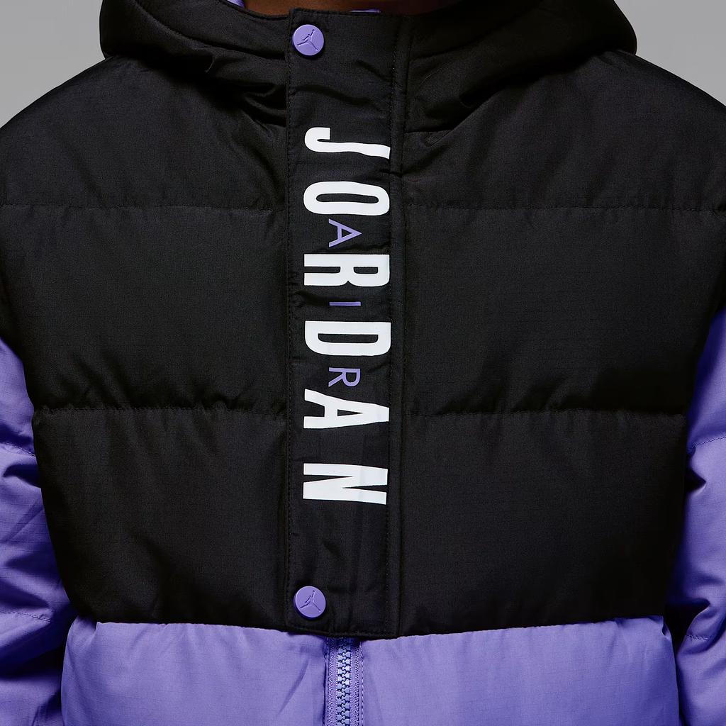 Jordan Down Jacket Waterproof Warm Hooded Long Sleeve Kids Outerwear IR0945-527