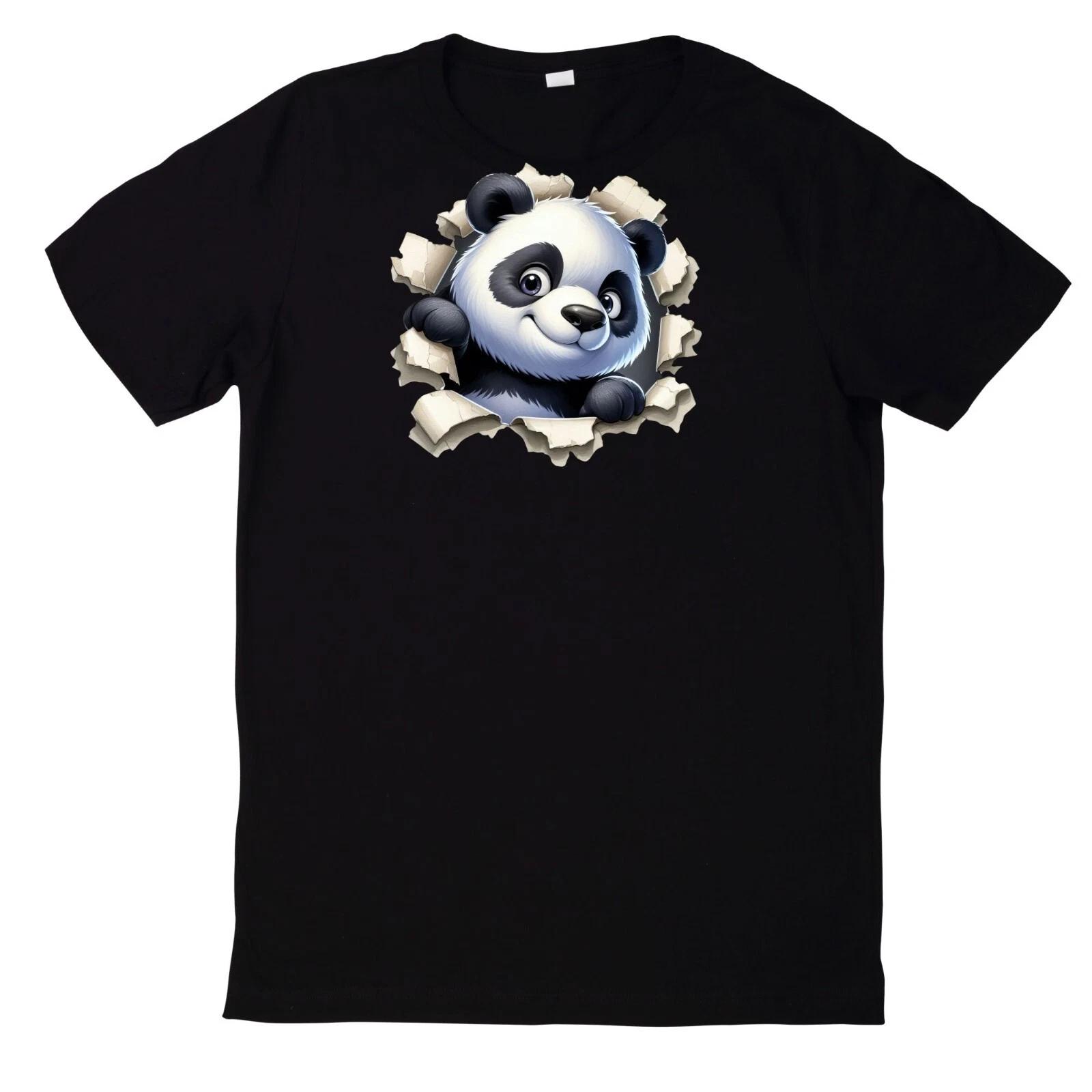 T-Shirt Niedliche Tiere gucken Motiv Baumwolle XL