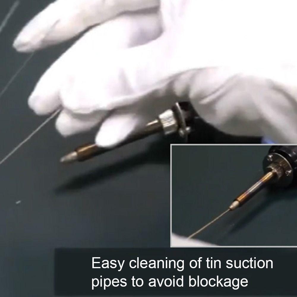 Filtre Trakeal Adaptör Nozül İğne Mat Yay Isıtma Çekirdeği Cam Tüp SS-331H Elektrikli Lehim Sökme İstasyonu İçin Yedek Parça
