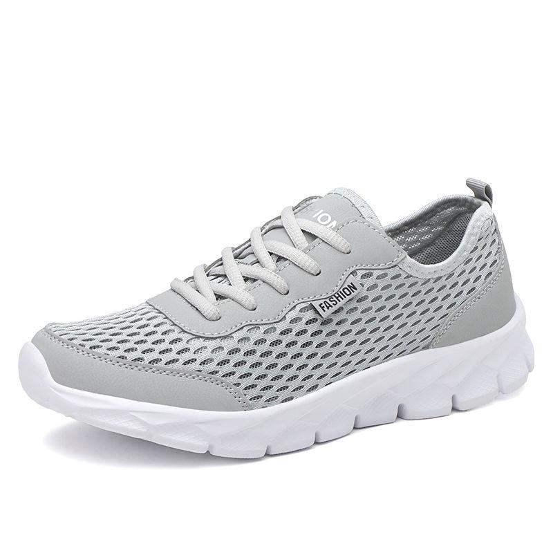 Fashion Running Male Sports Shoes Mesh Upper Low-Top Outdoor Cheap Liquidation Size 9 All Brands Breathable Korean Men's Casual Sneakers