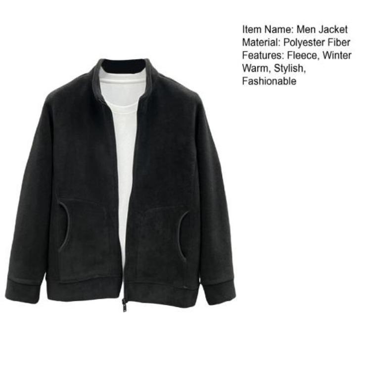 Winter Fleece Warm Coat Men's Fuzzy Sherpa Jacket Long Sleeve Full Zip Open Front Casual Outdoors Sports Daily Wear