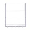 Wall Mount Ribbons Roll Storage Rack Ribbon Organizer Wire Spool Rack 4 Rods