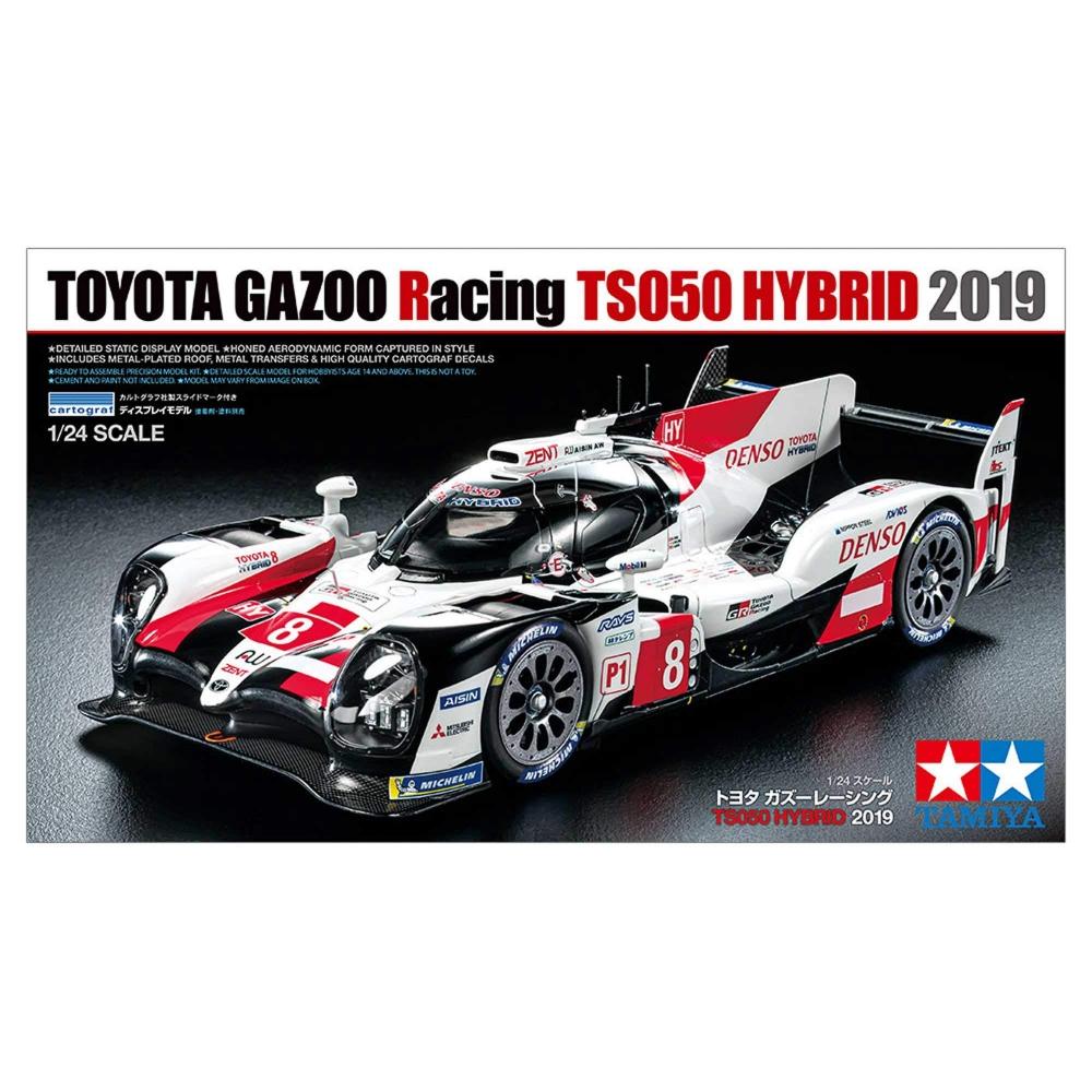 Tamiya Produto de projeto especial em escala 124 Toyota Gazoo Racing TS050 HÍBRIDO 2019 modelo de plástico 25421