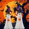 Halloween Decorations Indoor Outdoor, 2 Packs Light Up Spooky With Pumpkin Halloween Decor Crafts, Indoor Cute Party Ghosts Decorations For Table/Home