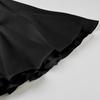 Women's French- Fashion Short Dress With Wide Hem And Bow Detail