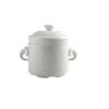 Ceramic Double Lid Stew & Soup Pot with Double Ears for Steaming & Stewed Eggs