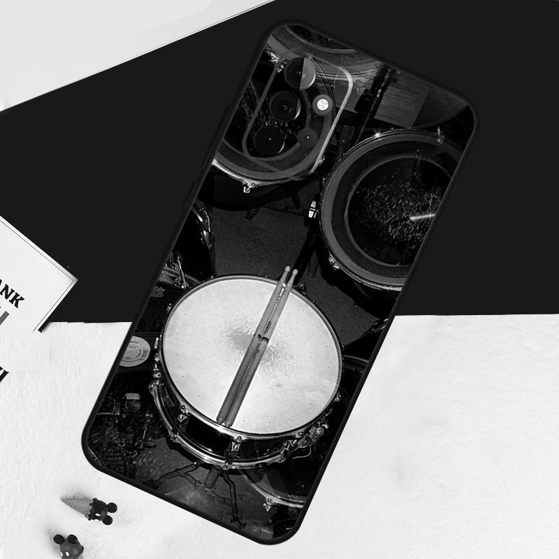 Musical Instrument Drum Case For Samsung Galaxy A54 A34 A14 A53 A13 A33 A73 A12 A22 A32 A52 A52S A51 A71 A50 Cover Coque