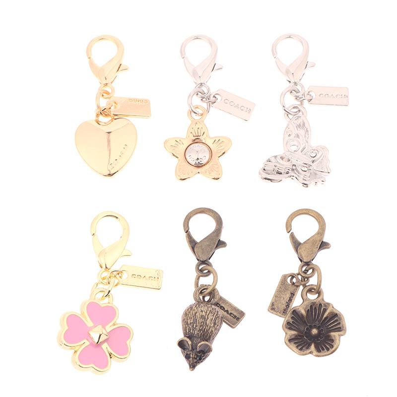 Exquisite High-End Bear Cherry Butterfly Keychains For Women Y2K Bag Pendant Car Key Chains Jewelry Gift Decoration Accessories