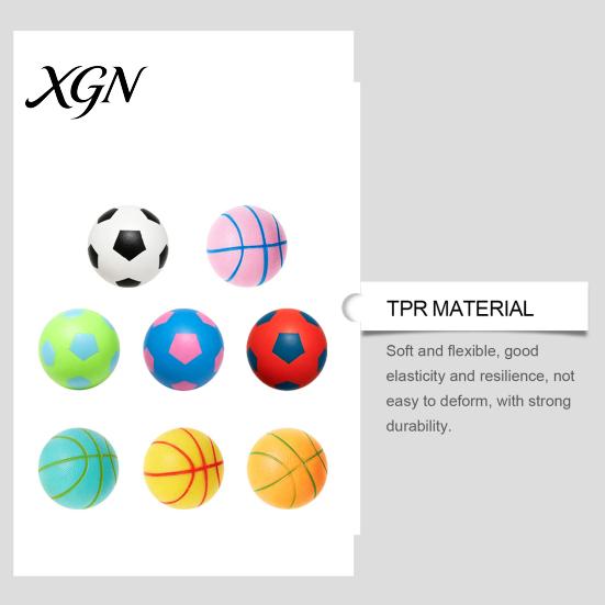 TPR-Material Stressball Fußball Basketball, Fidget Quetschball für Erwachsene Kinder, Weiche Dekompression Angstlinderung, Party Geburtstagsgeschenk Sensorisch