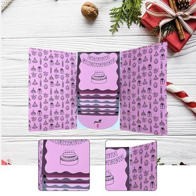 Greeting Card Booklet Cards Holder Book , Gift Holder, for Friends Weddings Birthdays