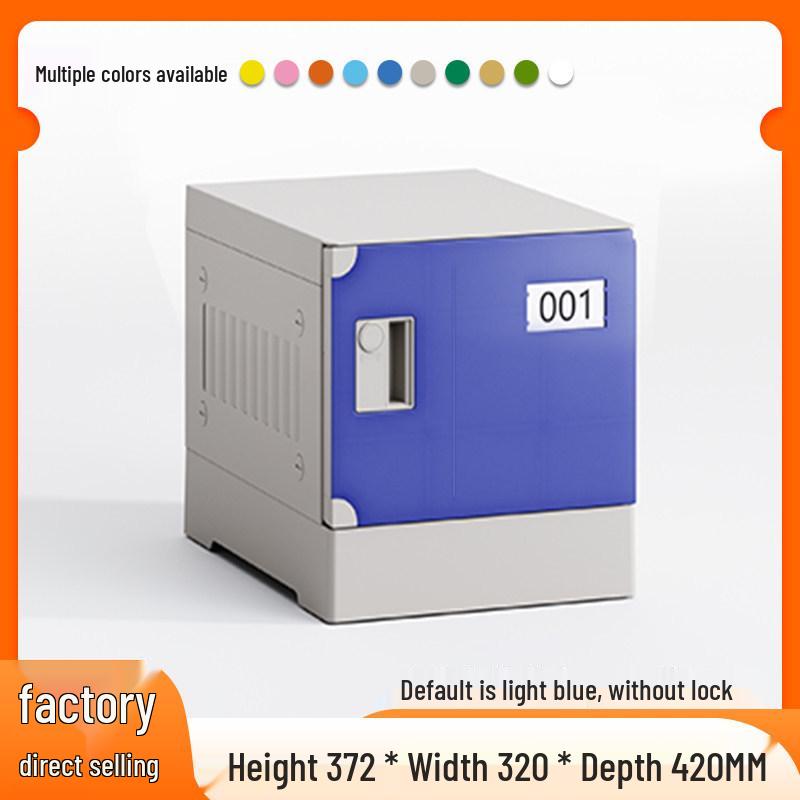 ABS Plastic Student Storage Cabinet with Fingerprint Lock, Anti-collision, Anti-mildew Features