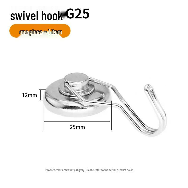 Heavy-Duty Magnetic Hook for Kitchen & Bathroom - Strong, Nail-Free Design