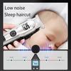 Cichy zestaw do strzyżenia włosów dla niemowląt - Bezpieczny trymer, Cichy dla noworodków, Zaokrąglone ostrza, Akumulatorowy, Bezbolesne i bezstresowe strzyżenie w domu dla dzieci