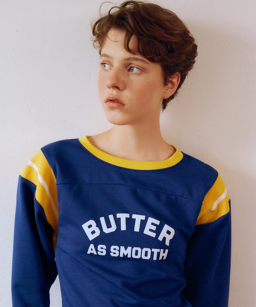 GREENBUTTER Butter Rugby Yard Tee (Navy)