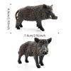 Realistic Boar Toys Simulated Wild Pig Figures Animal Educational and Collectible Toys for Animal Lovers and Birthday Gift