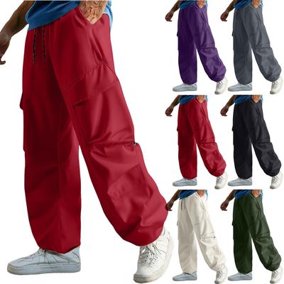 Men's Outdoor  Loose  Leisure  Waterproof  Windbreaker Pants  Multiple Pockets  Workwear  Mountain Climbing  Pants