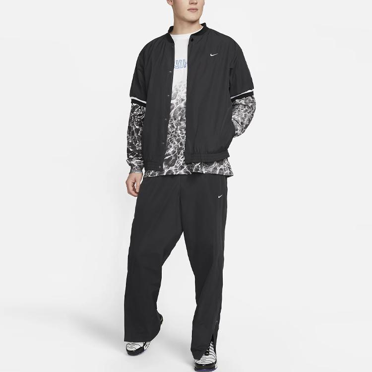 New Nike Authentics Short Sleeve Basketball Warm Up Shirt DX3342-010