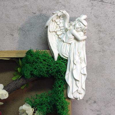 1 Piece Of Resin Crafts For Left And Right Angel Door Frames, Home Decoration Ornaments, Exquisite Angels Guarding Every Corner