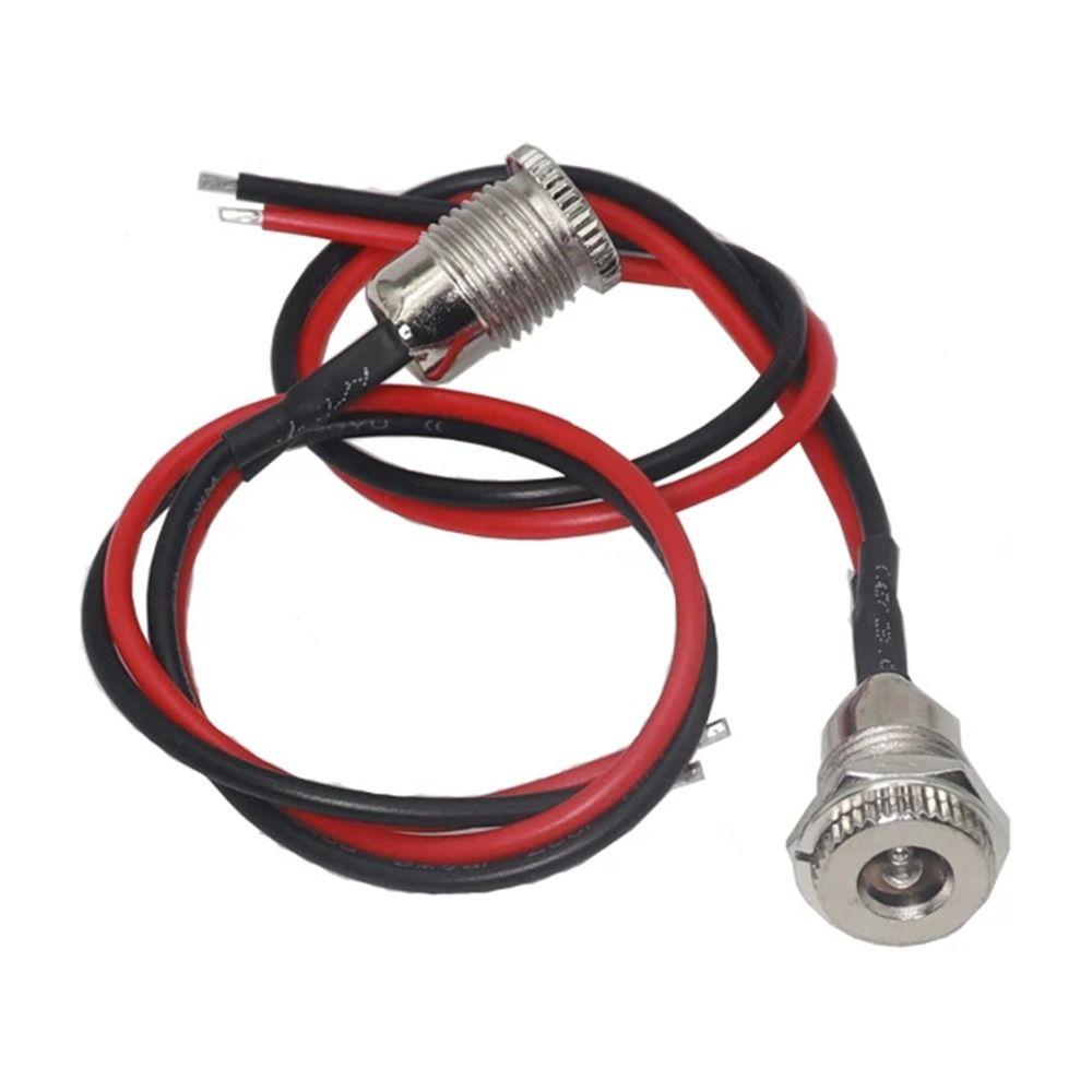 1Pcs 20cm Female Panel Mount Connector Power Plug Connector Adapter  Equipment Charging Replacement