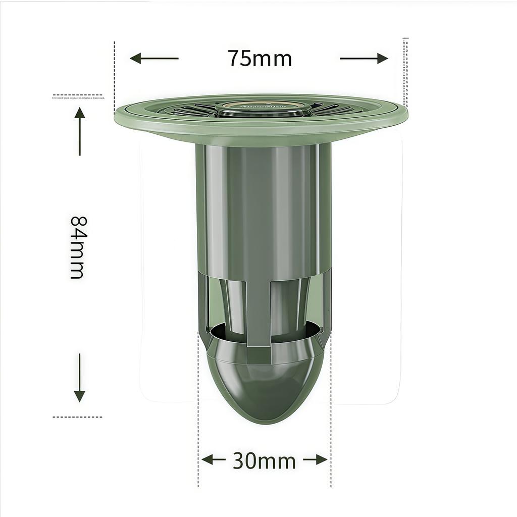 1PC Bath Shower Floor Drains Downpipes Silicone Anti-odor Pest Control No Standing Water Toilets Bathrooms Kitchens Floor Drains